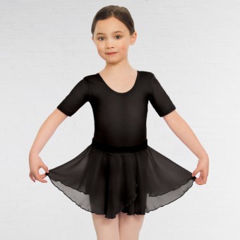 Jupe Georgette à Enfiler (Black)