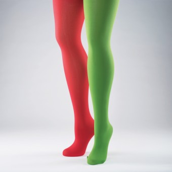 Red & Green Elf Tights - Adult One Size