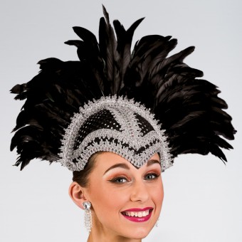 Black Feather Helmet