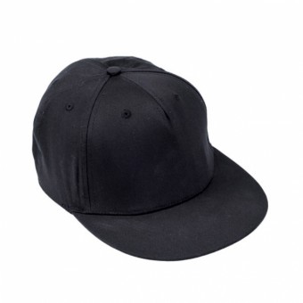 Cotton Rapper Cap Black