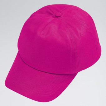 Cotton Baseball Cap (Fuchsia)