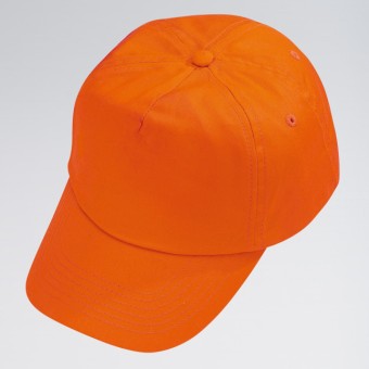 Cotton Baseball Cap (Orange)