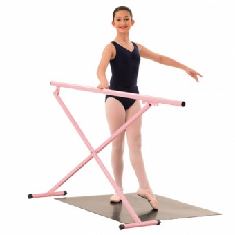1st Position Anywhere & Everywhere Tragbare Ballettstange in Rosa