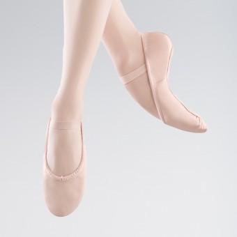 Bloch Dansoft Leather Ballet Shoe (Theatrical Pink)