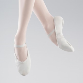 Bloch Arise Full Sole Leather Ballet Shoe (White)
