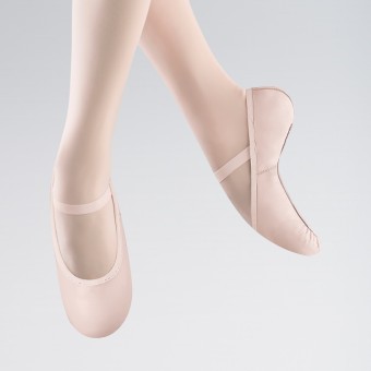 Bloch Belle Full Sole Leather Ballet Shoe (Theatrical Pink)