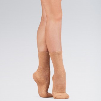 BLOCHSOX Crew Length Dance Socks (Sand)