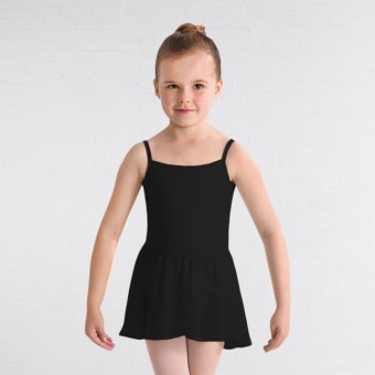 Bloch Georgette Mock Wrap Ballet Skirt (Black)