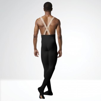 Bloch Herren/Jungen Enge Leisteungsstrumpfhosen mit Fuß (Black)