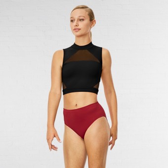 Bloch Chiaki Schlüsselloch-Tank-Crop-Top (Black)