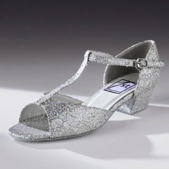 1st Position Hologram Ballroom Shoe - 1" Heel