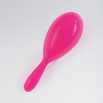 Pink Plastic Maracas Pair