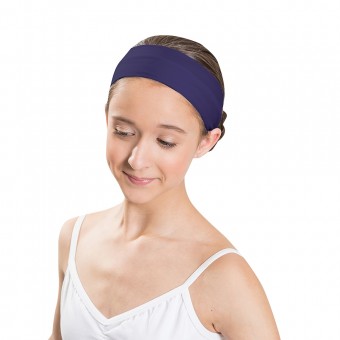 Roch Valley Cotton Lycra Dance Headband Navy (pick as singles)