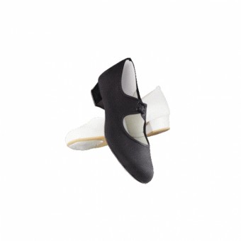 1st Position Canvas Low Heel Tap Shoes (White)