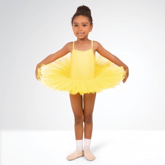 1st Position Nylon Elastane 5 Layer Tutu Yellow