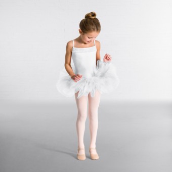 Capezio Ruffle Tutu Dress (White)