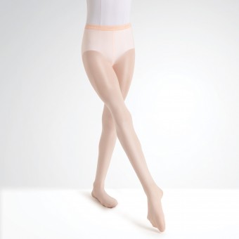 Capezio Child Ultra Shimmery Footed Tights (Ballet Pink)