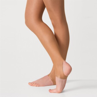 Capezio Ultra Shimmery Stirrup Tights (Light Toast)
