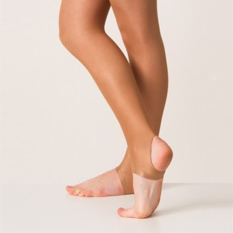 Capezio Ultra Shimmery Stirrup Tights (Toast)