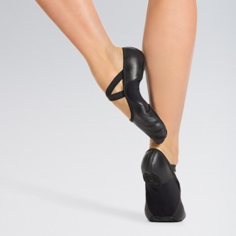 Capezio Hanami™ Ballettschuhe aus Leder (Black)