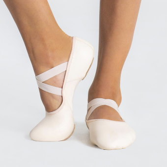 Capezio Hanami™ Leather Ballet Shoe (Light Pink)