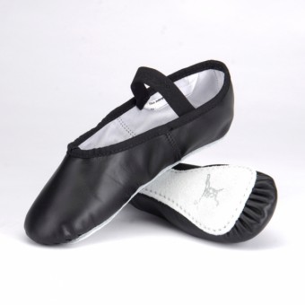 Capezio Daisy Ballet Shoes Black Leather Narrow