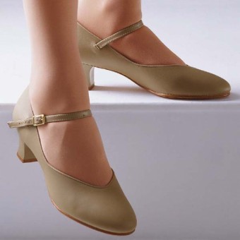 Capezio Junior Footlight Shoes (Tan)