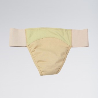 Capezio - Cinturón de danza acolchado (color carne)