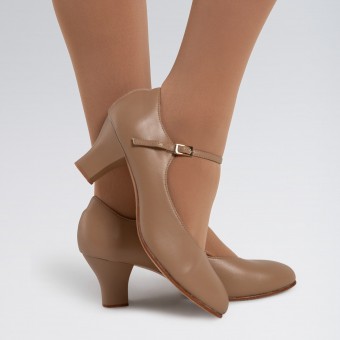 Capezio Mia 2" Character Shoe (Caramel)