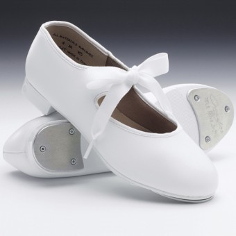 Capezio Junior Tyette Tap Shoes (White)