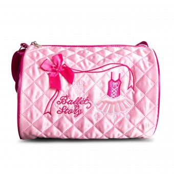 Capezio Embroidered Barrel Bag Pink