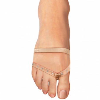 Capezio Thongz Footundeez with Rhinestones