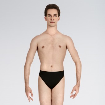 Capezio Lined Thong Dance Belt (Black)