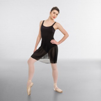 1st Position Mesh Dress (Black)