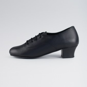 1st Position - Zapatos de cuero estilo Oxford con tacón cubano