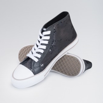 1st Position High Top Sneaker Sequin