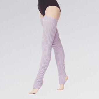 Intermezzo Lange gestrickte Stulpen mit Steg (Lavender)