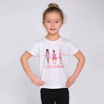 Little Ballerina Ballet Barre T-shirt