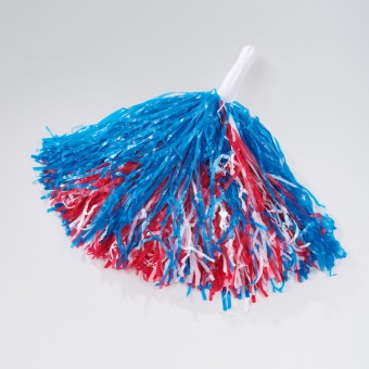 Hand Held Pom Pom (Red/White/Blue)
