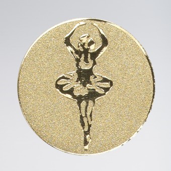 Metal Ballerina Centre Gold