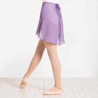 1st Position Chiffon Wrap Skirt Lavender Adult One Size