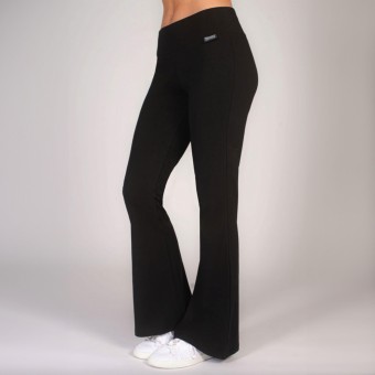 Pineapple Flare Jersey Trousers (Black)