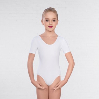1st Position - Maillot Kate para Niveles Pre-Primary y Primary (White)