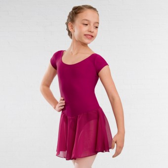 1st Position - Maillot "Milly" de Manga Japonesa y Falda de Gasa (Rose)