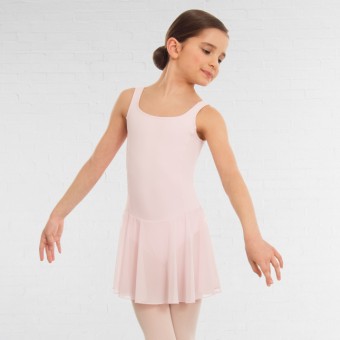 1st Position Meryl Skirted Leotard (Light Pink)