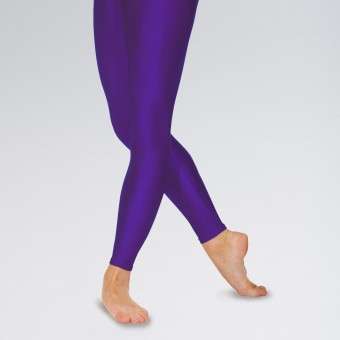 Roch Valley Nylon Lycra Footless Tights (Purple)