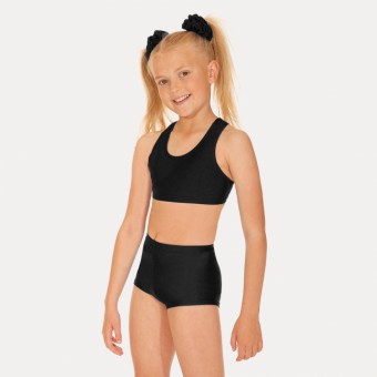 Roch Valley Crop Top (Black)