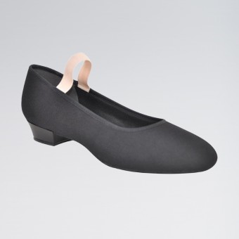 So Danca Royal Canvas Charakter Schuhe mit pink Gummizug 1,9cm Absatz