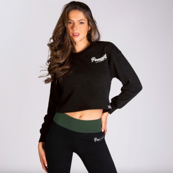 Pineapple Logo Midi Crop Sweater Adult