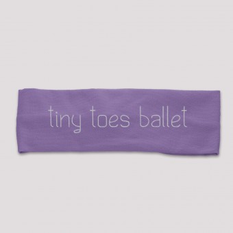 Tiny Toes Cotton Headband Lavender